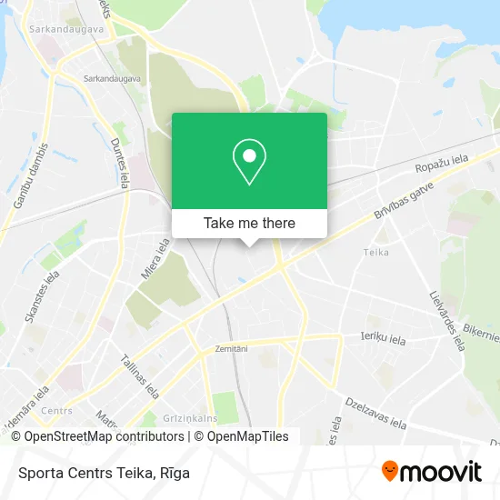 Sporta Centrs Teika map