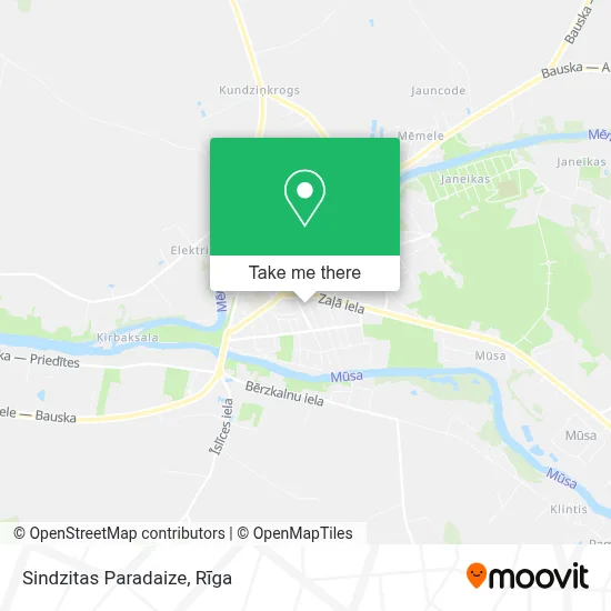 Sindzitas Paradaize map