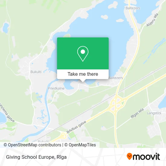 Giving School Europe map