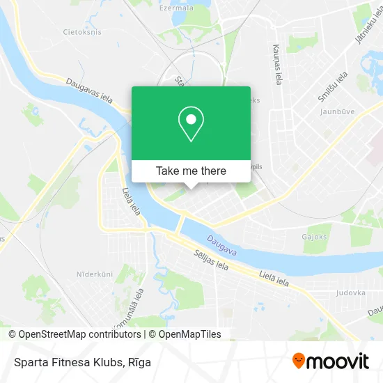 Sparta Fitnesa Klubs map