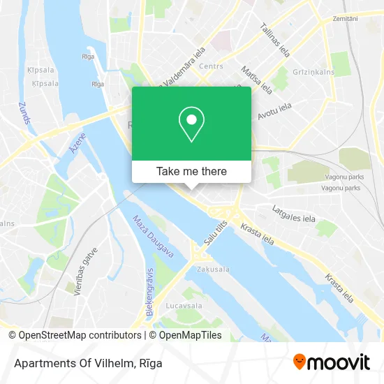 Apartments Of Vilhelm map