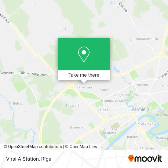 Virsi-A Station map