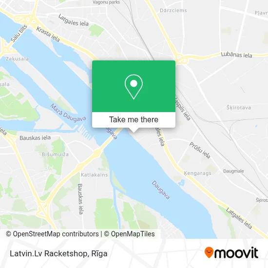 Latvin.Lv Racketshop map