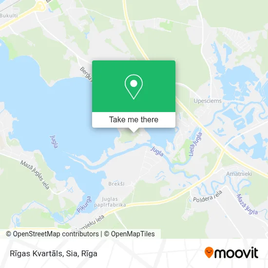 Rīgas Kvartāls, Sia map