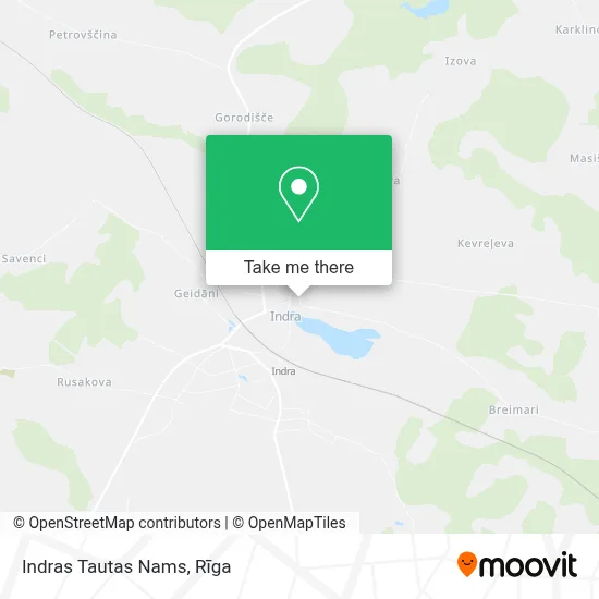 Indras Tautas Nams map
