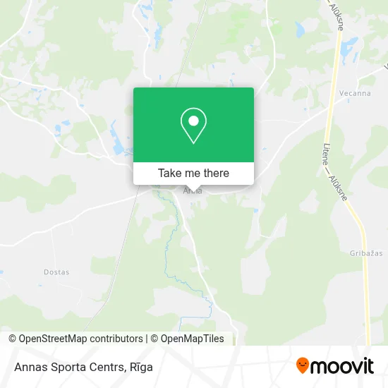 Annas Sporta Centrs map