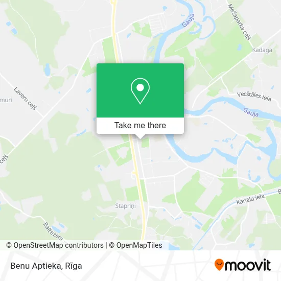 Benu Aptieka map