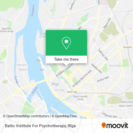 Baltic Institute For Psychotherapy map