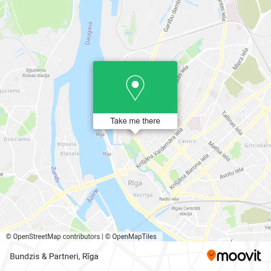 Bundzis & Partneri map