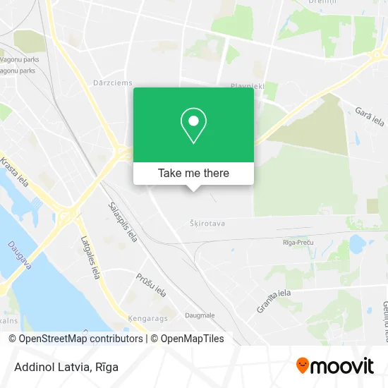 Addinol Latvia map