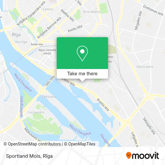 Sportland Mols map
