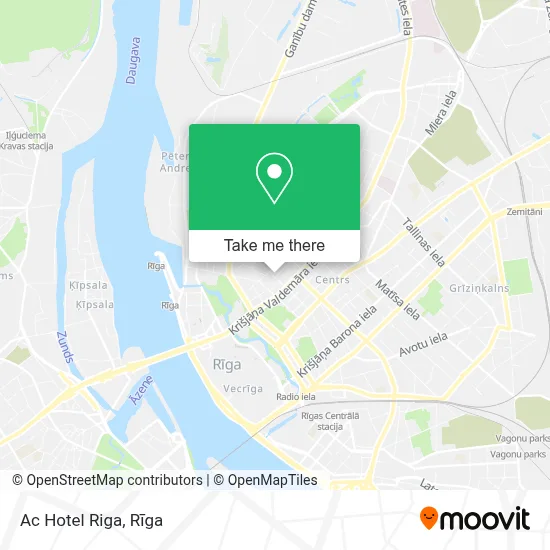 Ac Hotel Riga map