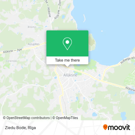 Ziedu Bode map