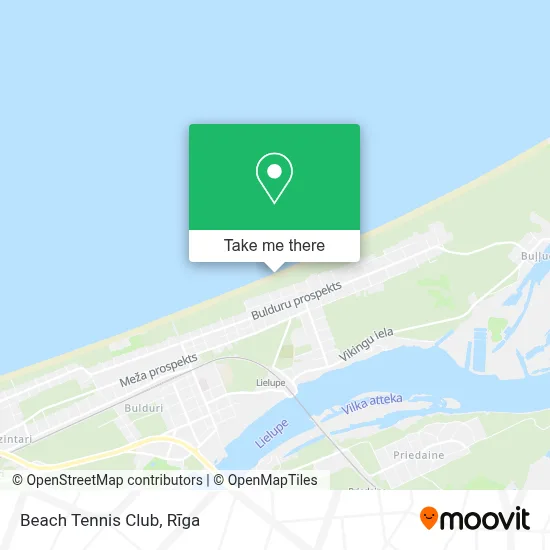 Beach Tennis Club map