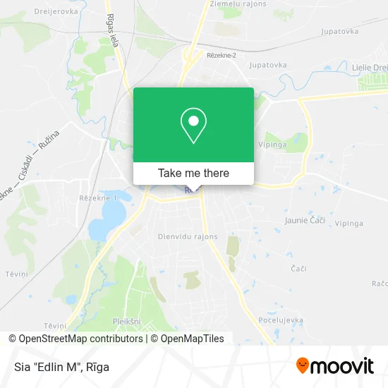 Sia "Edlin M" map