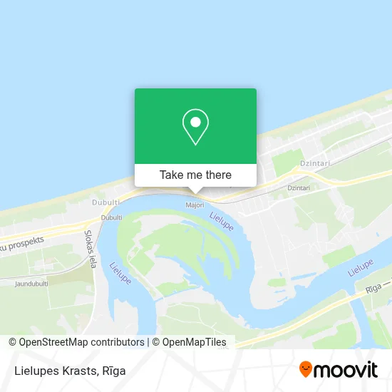 Lielupes Krasts map