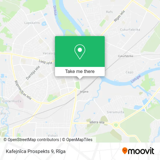 Kafejnīca Prospekts 9 map
