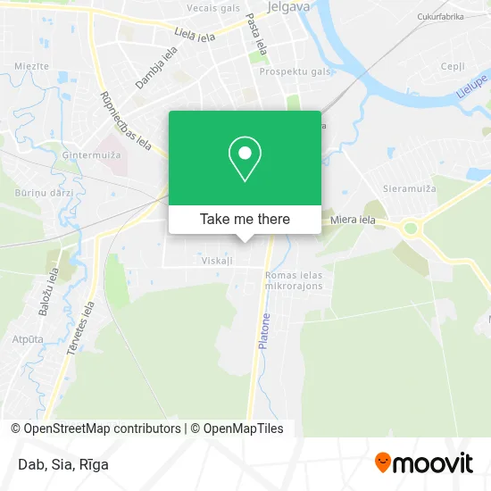 Dab, Sia map