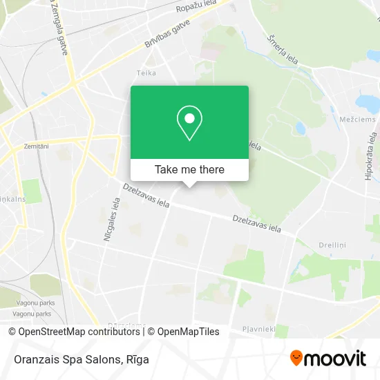 Oranzais Spa Salons map