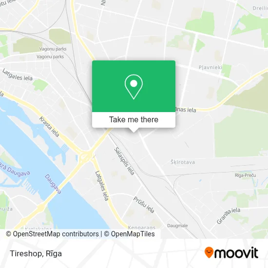 Tireshop map