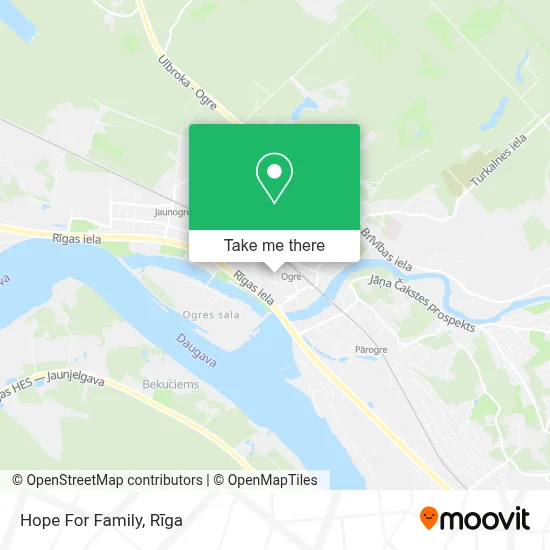 Hope For Family map