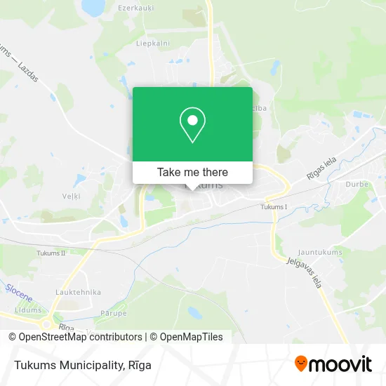 Tukums Municipality map