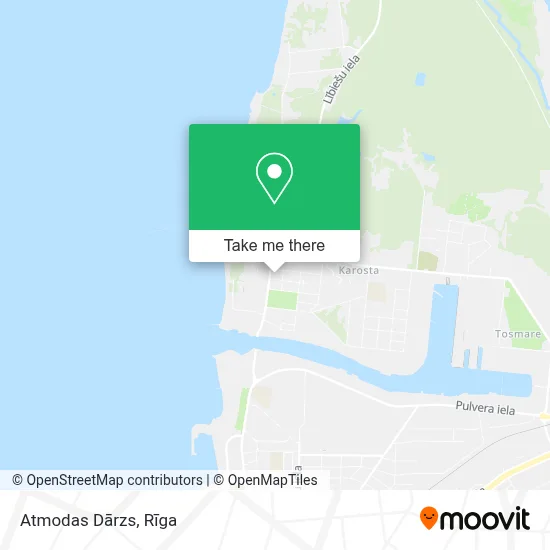 Atmodas Dārzs map