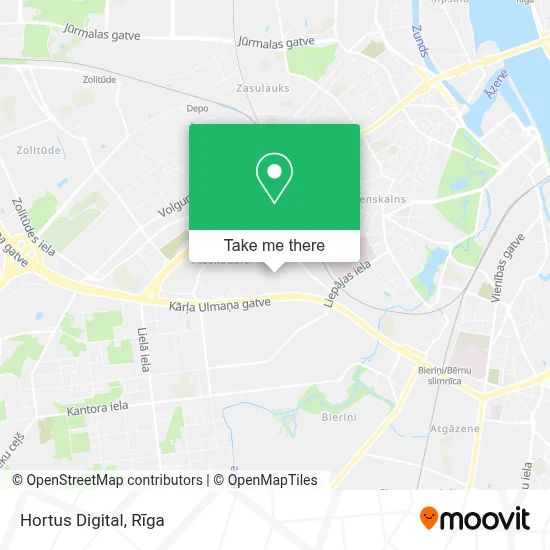 Hortus Digital map