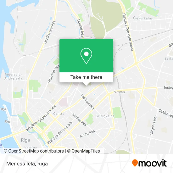 Mēness Iela map