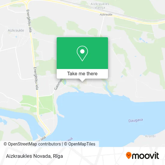 Aizkraukles Novada map