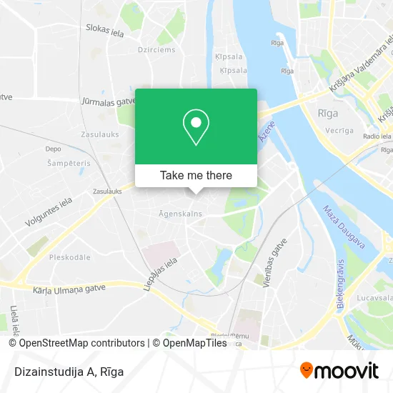 Dizainstudija A map