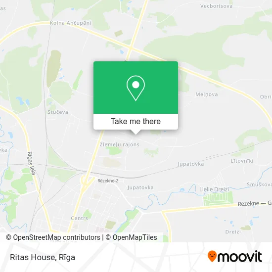 Ritas House map