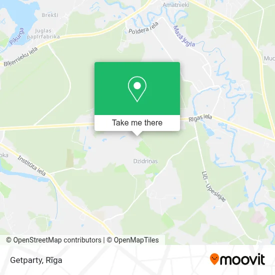 Getparty map