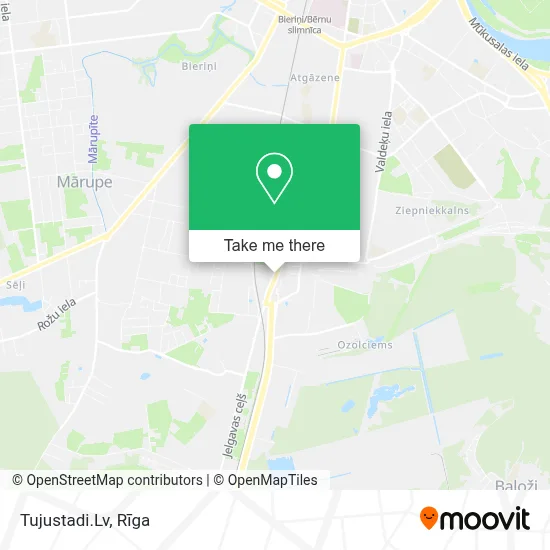 Tujustadi.Lv map