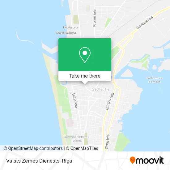 Valsts Zemes Dienests map