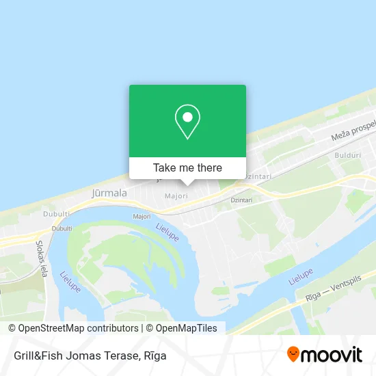 Grill&Fish Jomas Terase map