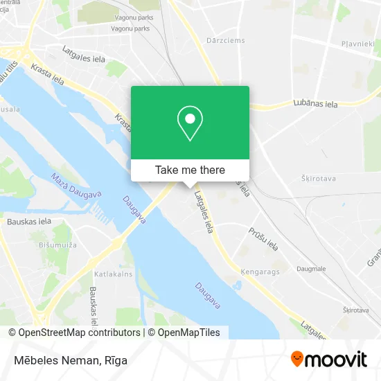 Mēbeles Neman map