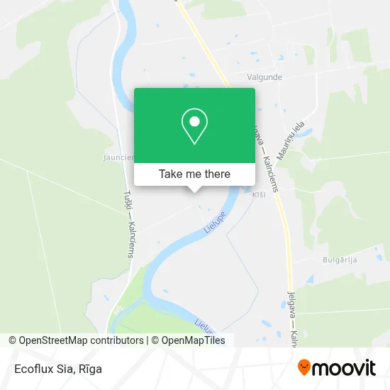 Ecoflux Sia map