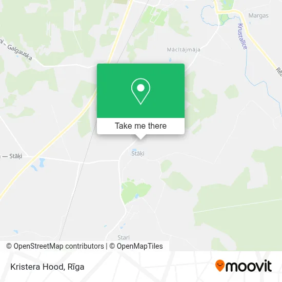Kristera Hood map