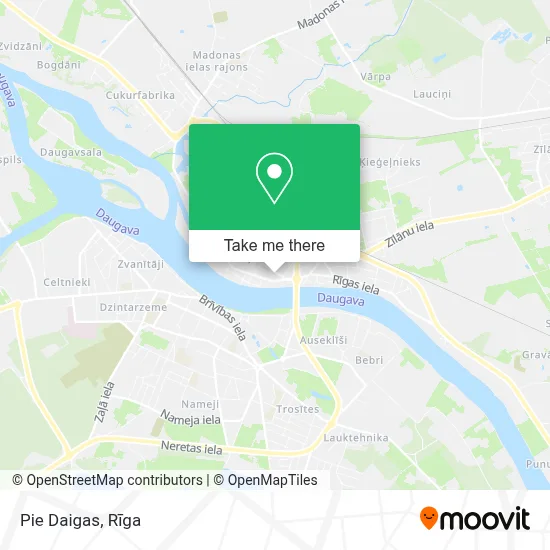 Pie Daigas map