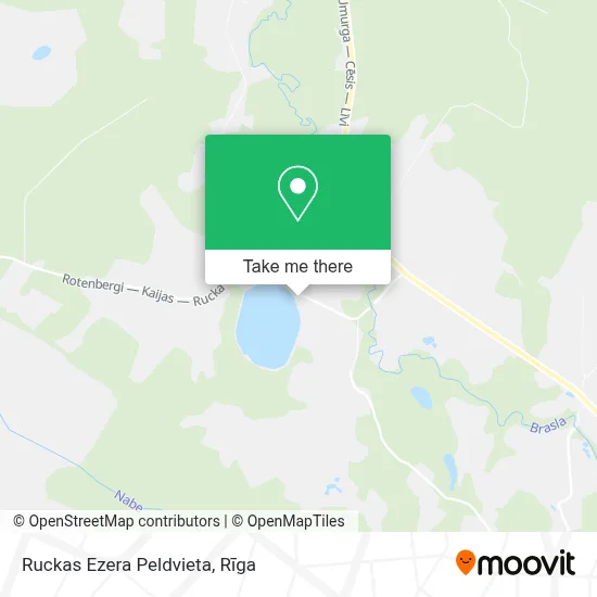 Ruckas Ezera Peldvieta map