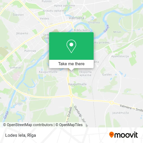 Lodes Iela map