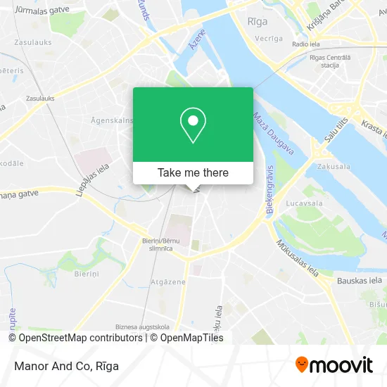 Manor And Co map