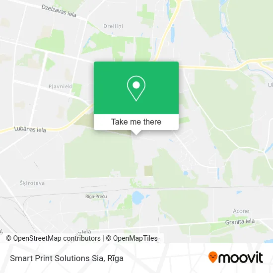Smart Print Solutions Sia map