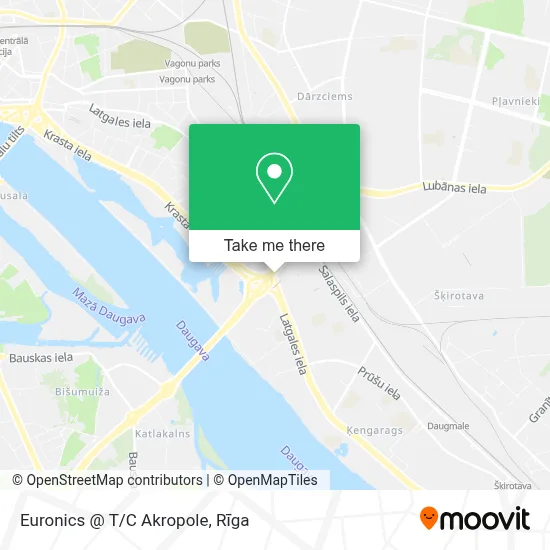 Euronics @ T/C Akropole map