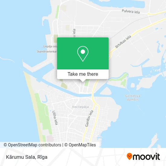 Kārumu Sala map