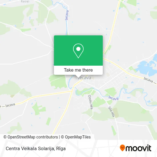 Centra Veikala Solarija map