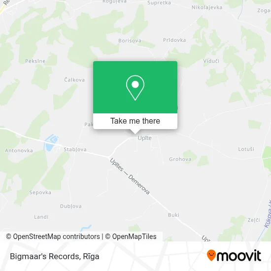 Bigmaar's Records map