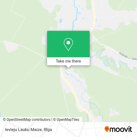 Ievleju Lauku Maize map