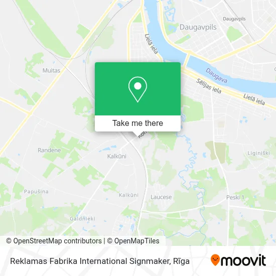 Reklamas Fabrika  International Signmaker map